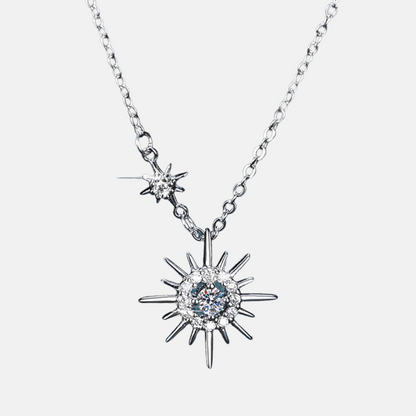 Moissanite Diamond Necklace 925 Sterling Silver